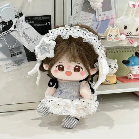 【受注予約】［ぬい服］20cm 無属性 ぬいぐるみ用 お洋服【波点】