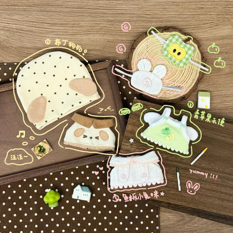 ［ぬい服］10cm 無属性 ぬいぐるみ用 お洋服【奶萌】
