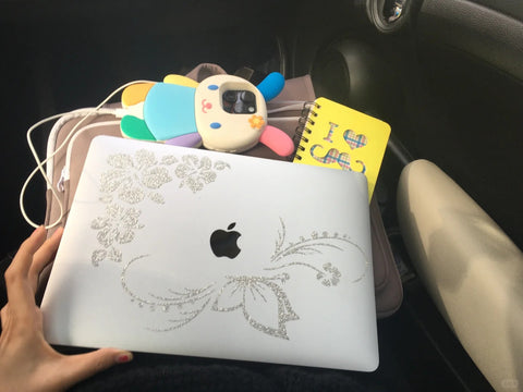 ［推し活グッズ］パソコン キラキラ ステッカー【8P1DF0】