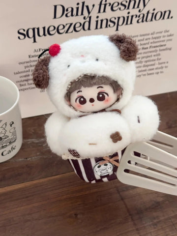 ［ぬい服］10cm 無属性 ぬいぐるみ用 お洋服【蛋糕杯】