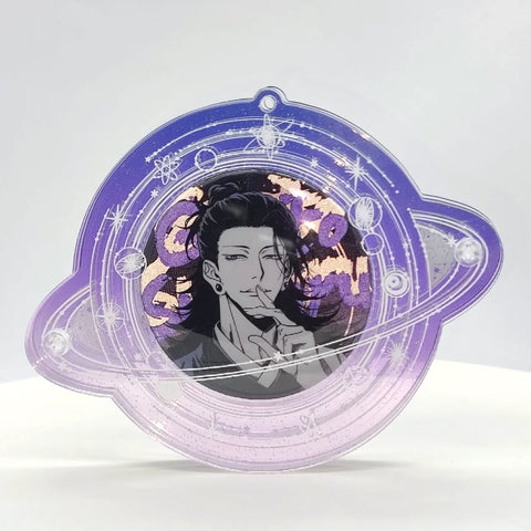 ［推し活グッズ］缶バッジ アクリルフレーム 58/75mm【小行星】