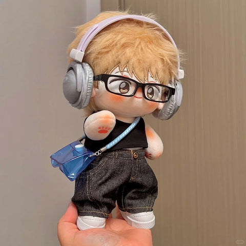 ［ぬい小物］20cm 無属性 ぬいぐるみ用 ヘッドホン【耳机】