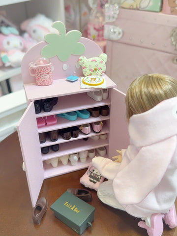 ［BJD小物］1/6 ドール用 手作り いちご家具【43S448】