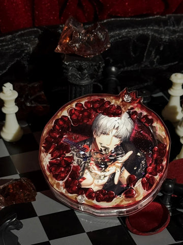 ［推し活グッズ］缶バッジ アクリルフレーム 58/75mm【E5Y954】