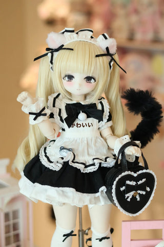 ［BJD服］1/4 1/6 ドール用 ハート トートバッグ【VTSJN0】