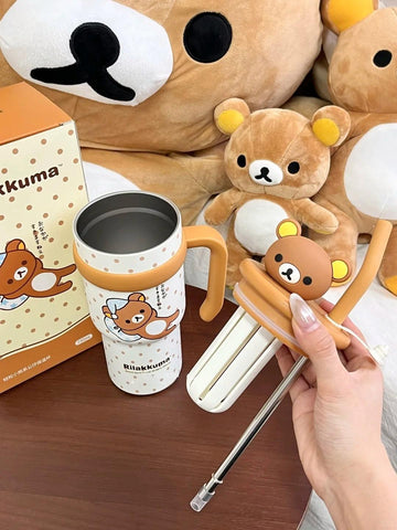 ［キャラグッズ］リラックマ 正規品 ボトル 保温保冷 730ml【C8B3TZ】