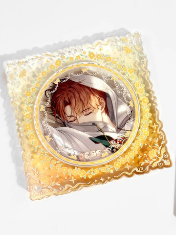 ［推し活グッズ］缶バッジ アクリルフレーム 75mm【VV9CLW】