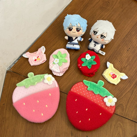 ［ぬい服］10cm 無属性 ぬいぐるみ用 お洋服【草莓】