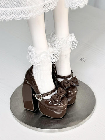 【11月25日予約締切】［BJD服］1/3 1/4 ドール用 シューズ 靴 パンプス【80SZ6O】
