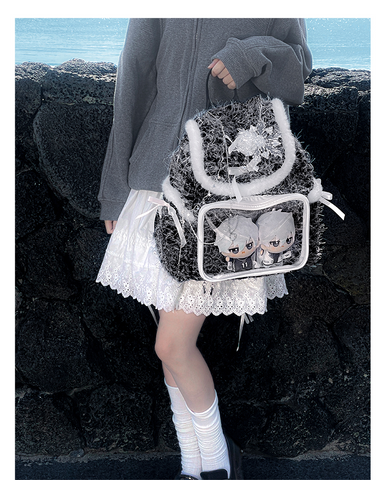 ［バッグ］痛バッグ ファーリュック【UIZH1T】