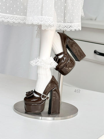 【11月25日予約締切】［BJD服］1/3 1/4 ドール用 シューズ 靴 パンプス【80SZ6O】