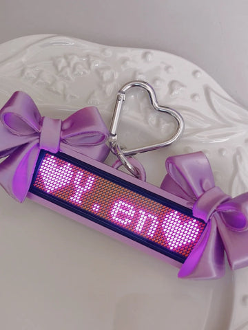 送料無料［推し活グッズ］応援用の電飾ボードキーホルダー Bluetooth【V7NAZE】