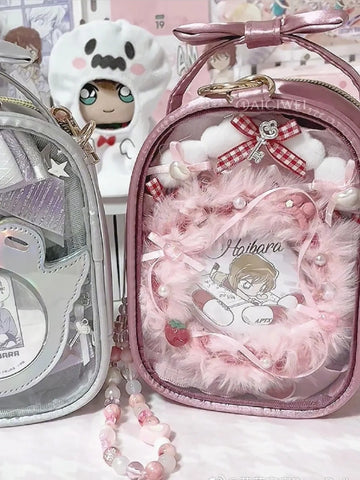 ［バッグ］ ぬいぐるみ用 痛バッグ 2way ショルダーバッグ 全8色【羽毛】