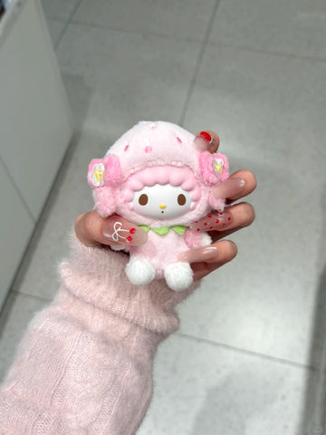 ［サンリオ］トレーディングぬいぐるみ 中身確認【草莓】