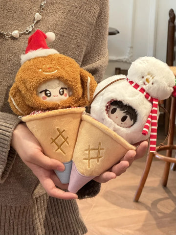 ［ぬい服］10cm 無属性 ぬいぐるみ用服【冰淇淋】