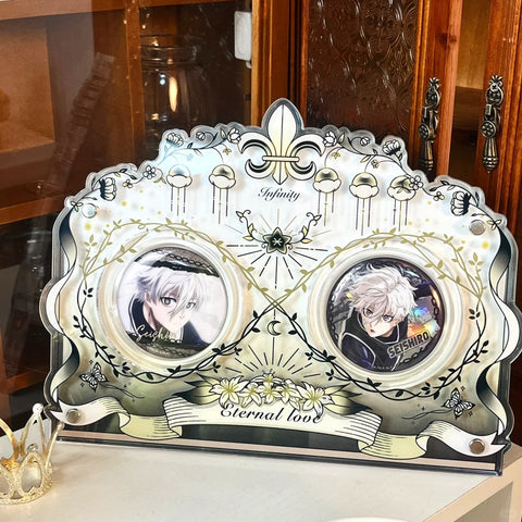 ［推し活グッズ］缶バッジアクリルフレーム 58～75mm【W8J5S8】