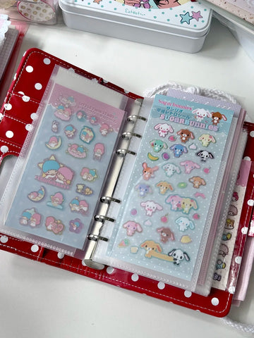 ［推し活グッズ］オリジナル 手帳 バインダー A6per/A7【8CV6X5】