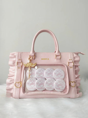 ［バッグ］缶バッジ用 痛バッグ 2way ショルダーバッグ【LOLI6L】