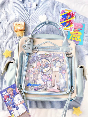 ［バッグ］痛バッグ 3way トートバッグ【E6P4U7】