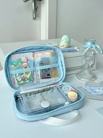 ［推し活グッズ］スクールバッグ 痛ポーチ【Q2Y1L8】