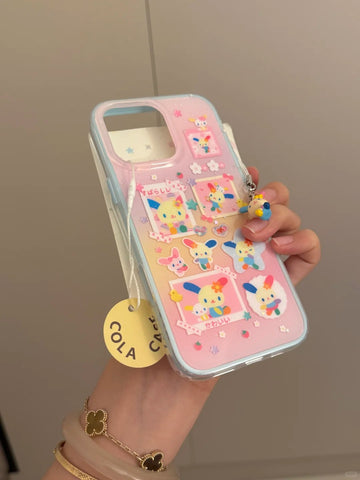 ［サンリオ］ウサハナ iPhone ケース 13 14 15 16