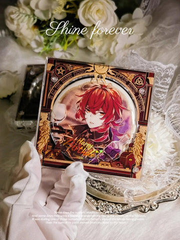 ［推し活グッズ］缶バッジ アクリルフレーム 75mm【53UT1Z】