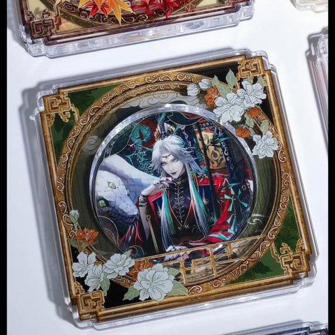 ［推し活グッズ］缶バッジ アクリルフレーム 75mm【J0JAEE】