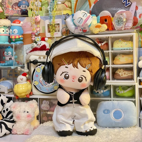 ［ぬい小物］20cm 無属性 ぬいぐるみ用 ヘッドホン【耳机】