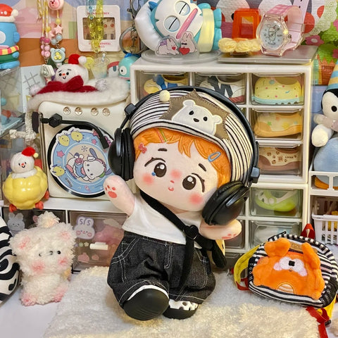 ［ぬい小物］20cm 無属性 ぬいぐるみ用 ヘッドホン【耳机】