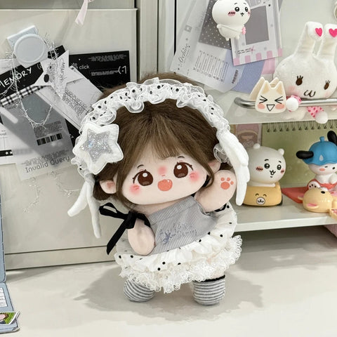 【受注予約】［ぬい服］20cm 無属性 ぬいぐるみ用 お洋服【波点】