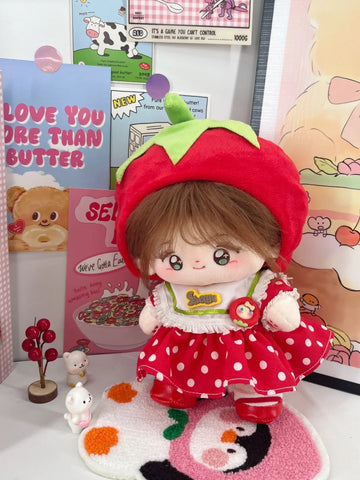 ［ぬい服］20cm 無属性 ぬいぐるみ用 お洋服【番茄】