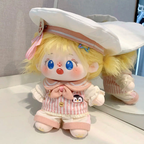 ［ぬい服］10/20cm 無属性 ぬいぐるみ用 お洋服【海军】