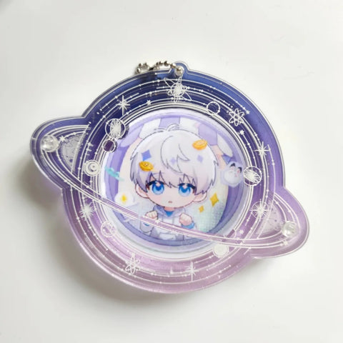 ［推し活グッズ］缶バッジ アクリルフレーム 58/75mm【小行星】