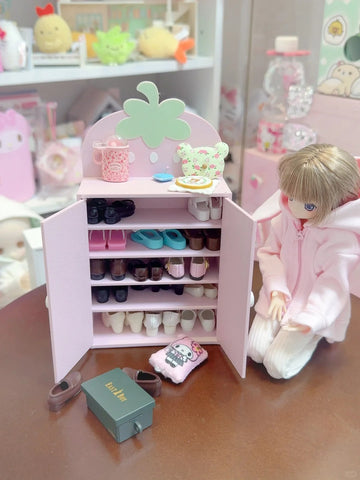 ［BJD小物］1/6 ドール用 手作り いちご家具【43S448】