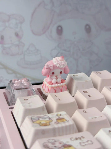 ［メカニカルキーボード］サンリオ マイメロディ 手作り キーキャップ【QG2AH2】