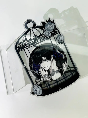 ［推し活グッズ］缶バッジアクリルフレーム 58~75mm【O7V1A2】
