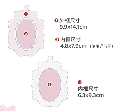 ［推し活グッズ］缶バッジ アクリルフレーム【304ROP】