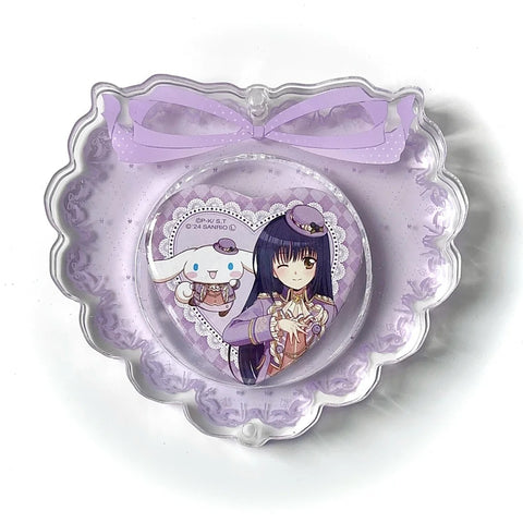 ［推し活グッズ］缶バッジアクリルフレーム 58/75mm【L2H4U4】