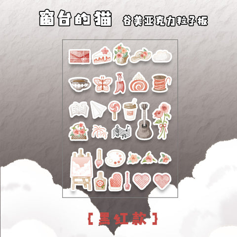 ［推し活グッズ］アクリルフレーム+パーツ【Q6C4K2】