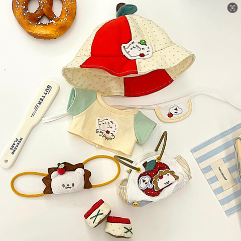 ［ぬい服］20cm 無属性 ぬいぐるみ用 お洋服【刺猬】