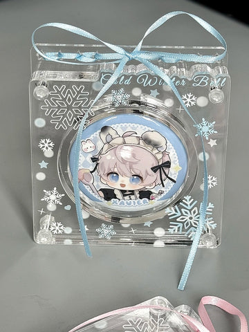 ［推し活グッズ］缶バッジ アクリルフレーム 58~75mm 【8W55IK】