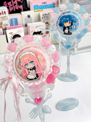 ［推し活グッズ］缶バッジ用 撮影用 撮りスティック 58~75mm【UMD776】