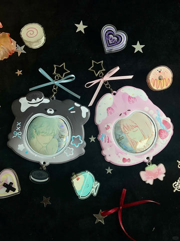 ［推し活グッズ］PVC 缶バッジ カバー 65mm【2XC6I3】