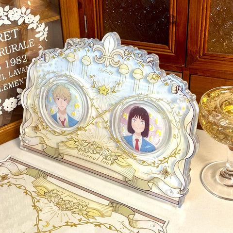 ［推し活グッズ］缶バッジアクリルフレーム 58～75mm【W8J5S8】