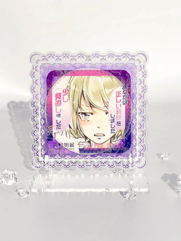 ［推し活グッズ］コースター用 アクリルフレーム【Y9H3G3】