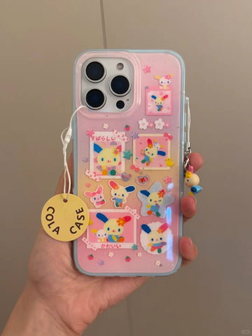 ［サンリオ］ウサハナ iPhone ケース 13 14 15 16
