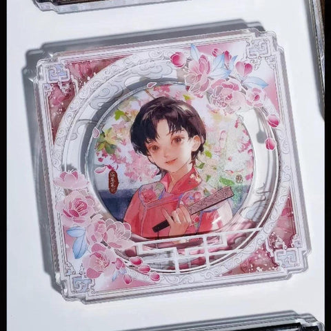 ［推し活グッズ］缶バッジ アクリルフレーム 75mm【J0JAEE】