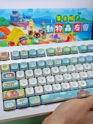 ［メカニカルキーボード］どうぶつの森 MOA/Cherry キーキャップ【0K3XJ0】