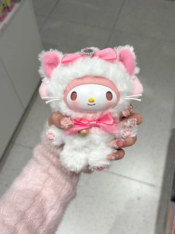 ［サンリオ］トレーディングぬいぐるみ 中身確認【喵喵】