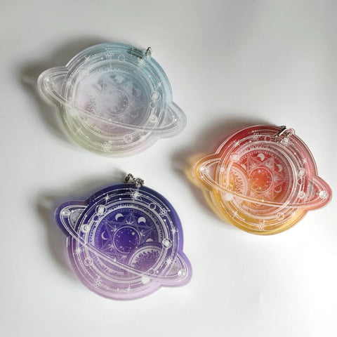［推し活グッズ］缶バッジ アクリルフレーム 58/75mm【小行星】